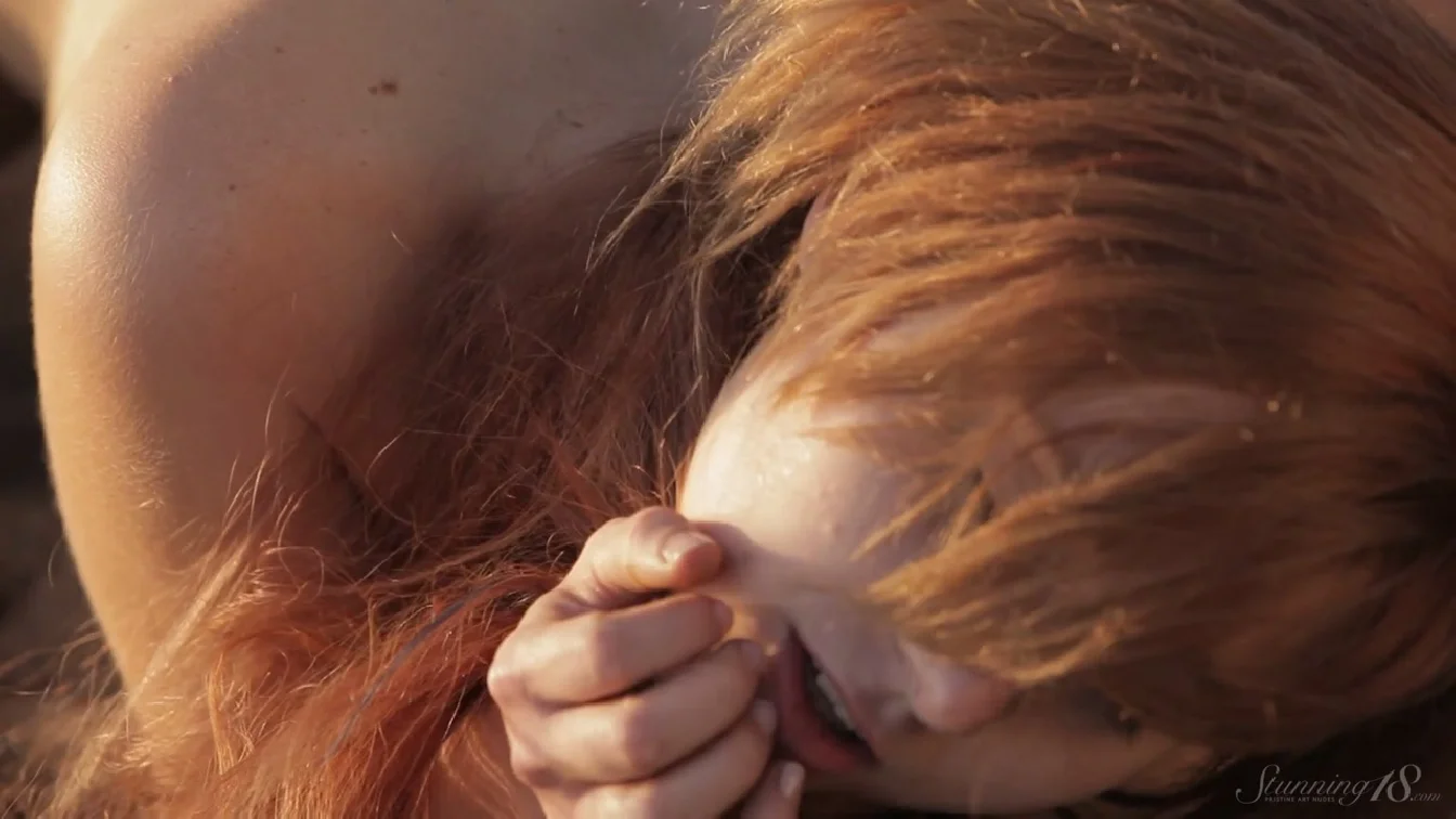 Preview of Stunning Sasha Green Striptease At Sunset XXX